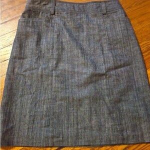 J.Crew Stretch, Size 6, Classic Dark Denim Skirt, EUC